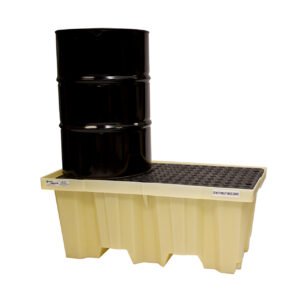 Supplier of ENPAC 2 Drum Nestable Poly Spill Pallet, Yellow (5222-YE) in UAE