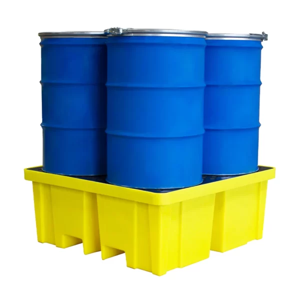 ROMOLD 4 Drum Spill Pallet (With Extra Capacity) BP4XL Distributors in Dubai